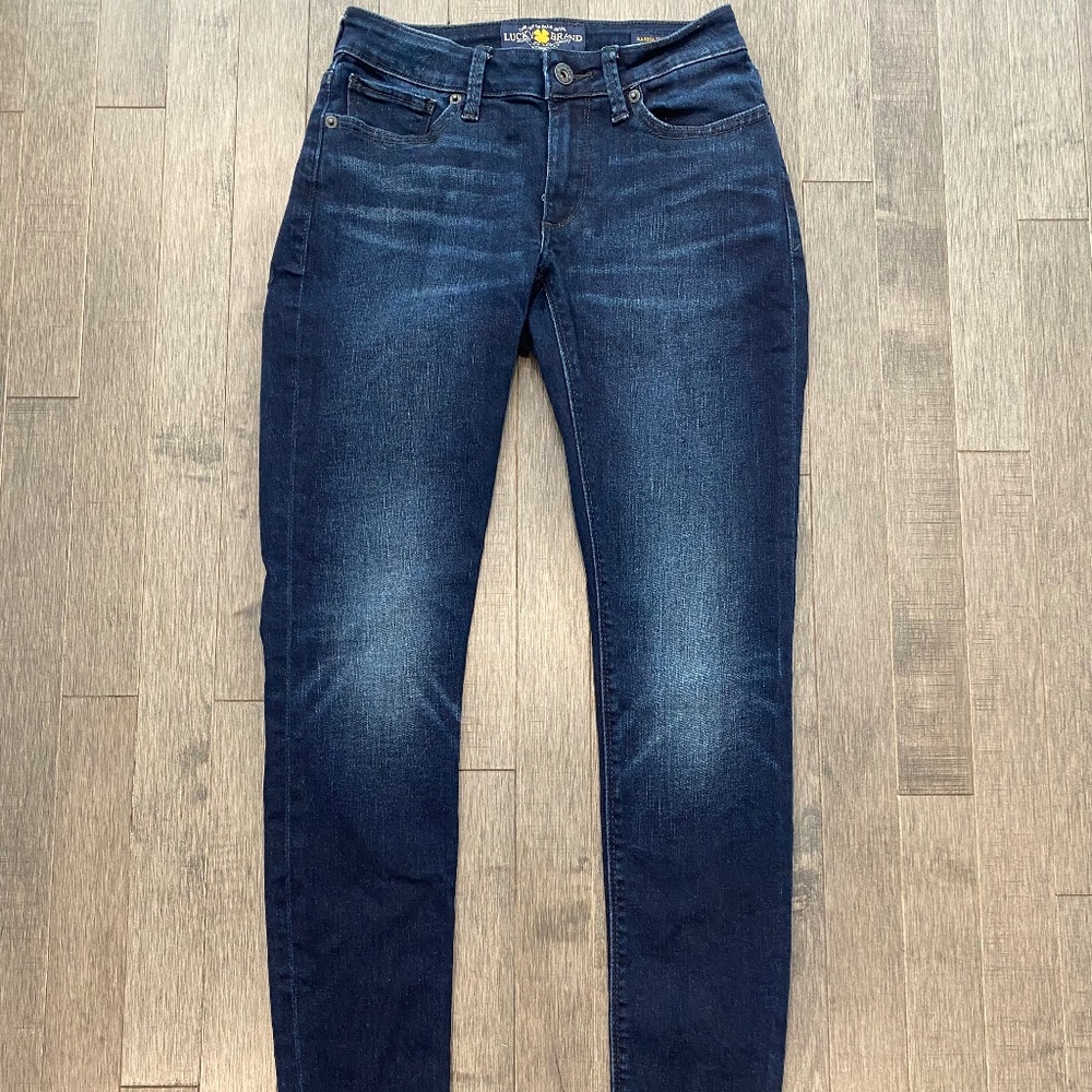 LUCKY BRAND Sasha Super Skinny Stretch Ankle Jeans